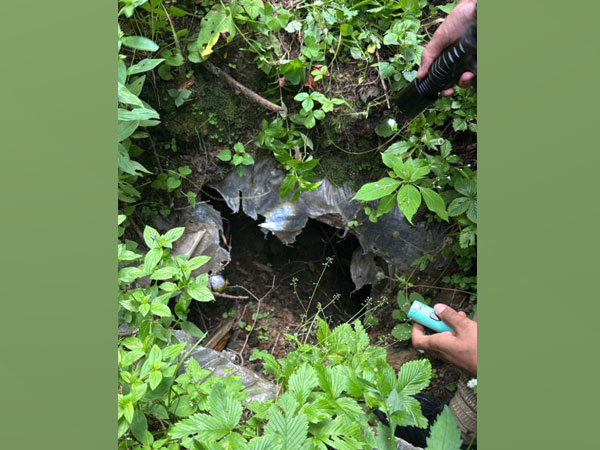 Visual of the terrorist hideout (Photo/@BaramullaPolice)