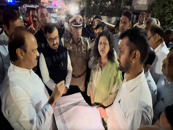 Maharashtra Deputy CM Ajit Pawar in Pimpri-Chinchwad (Photo/ANI)
