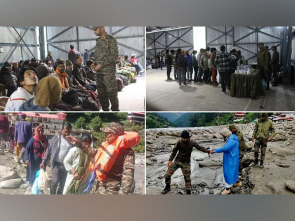 Indian Army coordinates with multiple agencies for rescue efforts in Dharali(Photo/Indian Army)