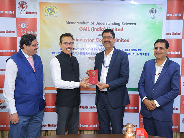 GAIL (India) Limited and Hindustan Copper Limited Sign MoU (Photo/ANI)