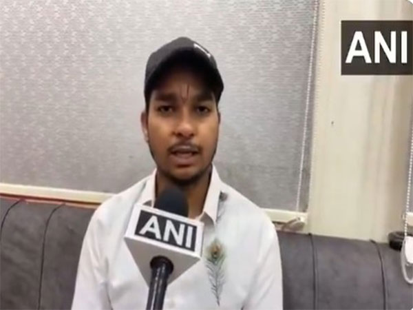 Kanhaiya Lal’s son Yash Sahu (Photo/ANI)