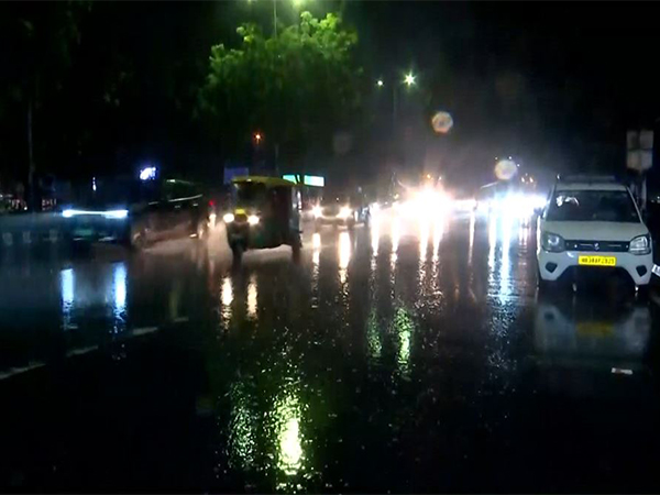 Rain in Delhi's Kidwai Nagar area (PhotoANI)