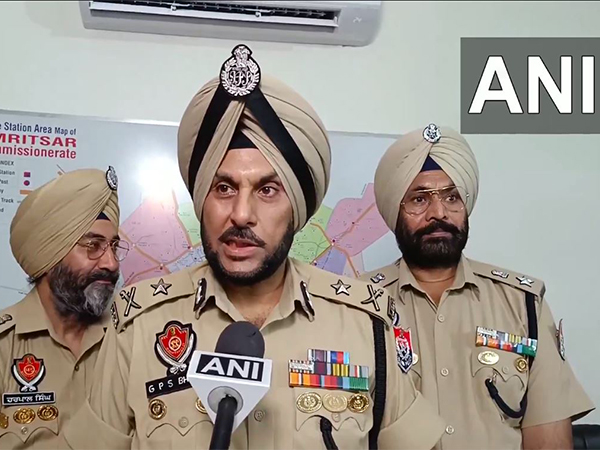 Amritsar Police Commissioner Gurpreet Singh Bhullar (Photo/ANI)