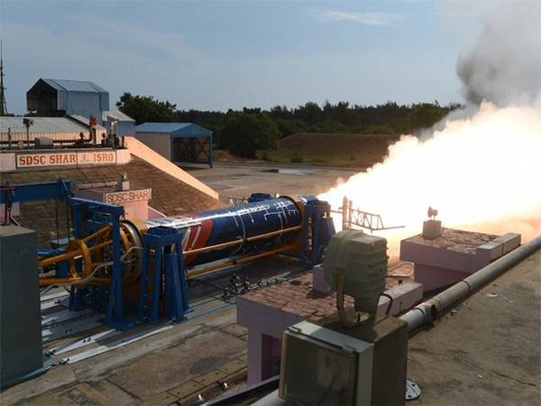 Successful static test of KALAM 1200 solid motor at SDSC SHAR, Sriharikota (Photo/ISRO)
