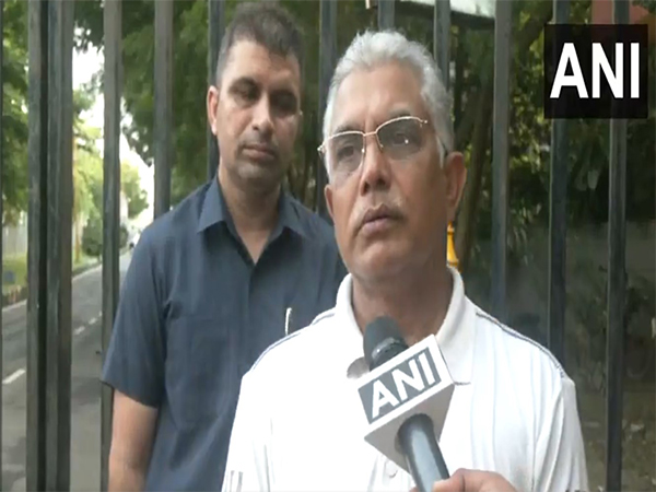 Bharatiya Janata Party (BJP) leader Dilip Ghosh (Photo/ANI)