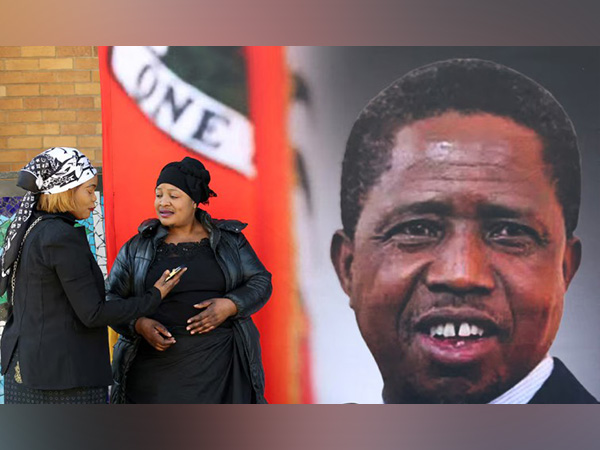 Mourners gather before funeral of Zambia’s ex-President Edgar Lungu in Hillbrow after his death in South Africa (Photo/Reuters)