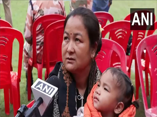 Rescuee Pooja, a resident of Dehradun (Photo/ANI)