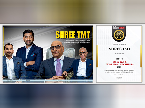 Shree TMT Recognized Among Top 10 Steel Bar & Wire Manufacturers by Industry Outlook