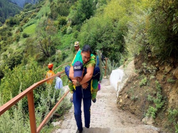 Rescue operation underway following landslide and flash floods triggered due to cloudburst near Dharali in Uttarkashi  (File Photo/ANI)