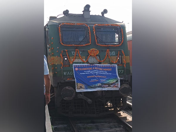 Visual of first-ever Freight Train in Kashmir (Photo: Indian Railways)