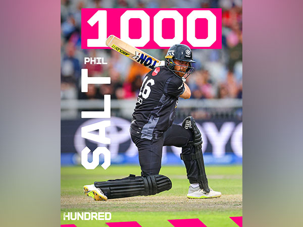 Phil Salt in action. (Photo: @thehundred X)