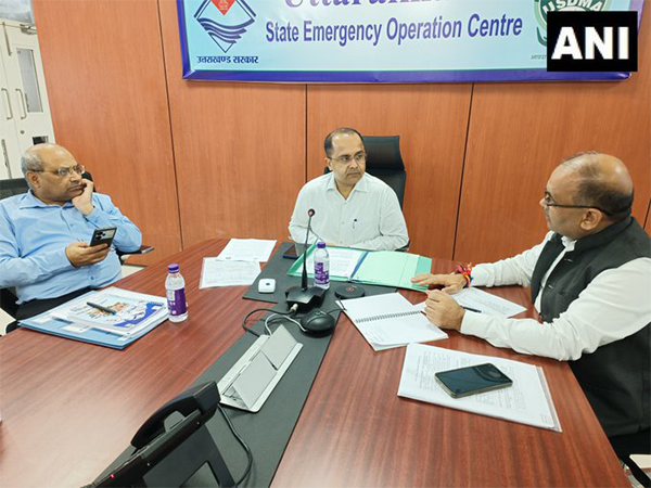 Uttarakhand Home Secretary holds review meeting (Photo/ANI) 
