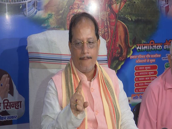 Bihar Deputy CM Vijay Kumar Sinha (Photo/ANI)