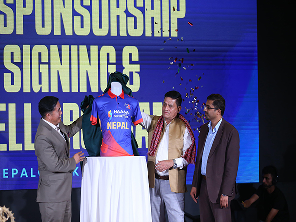 Nepal unveils new jersey for national men’s cricket team. (Photo: ANI)