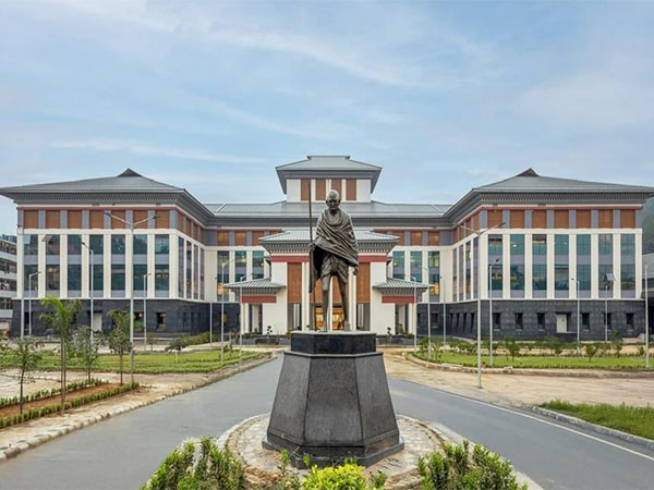 The new building of the Gauhati High Court’s Itanagar Permanent Bench inaugurated at Naharlagun. (Photo/ANI)