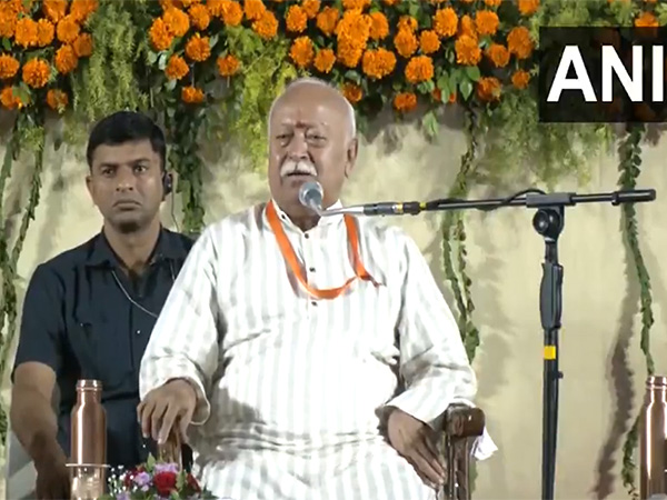 Rashtriya Swayamsevak Sangh (RSS) chief Mohan Bhagwat (Photo/ANI)
