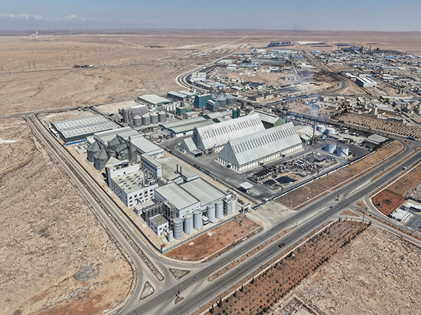 A drone captured aerial footage of the industrial city in Hassia, Homs, Syria on March 19, 2025 (File Photo/Reuters)