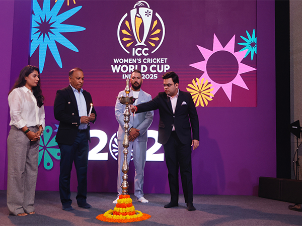 Jay Shah lighting the lamp to mark the inauguration of the event. (Photo: @ICC)