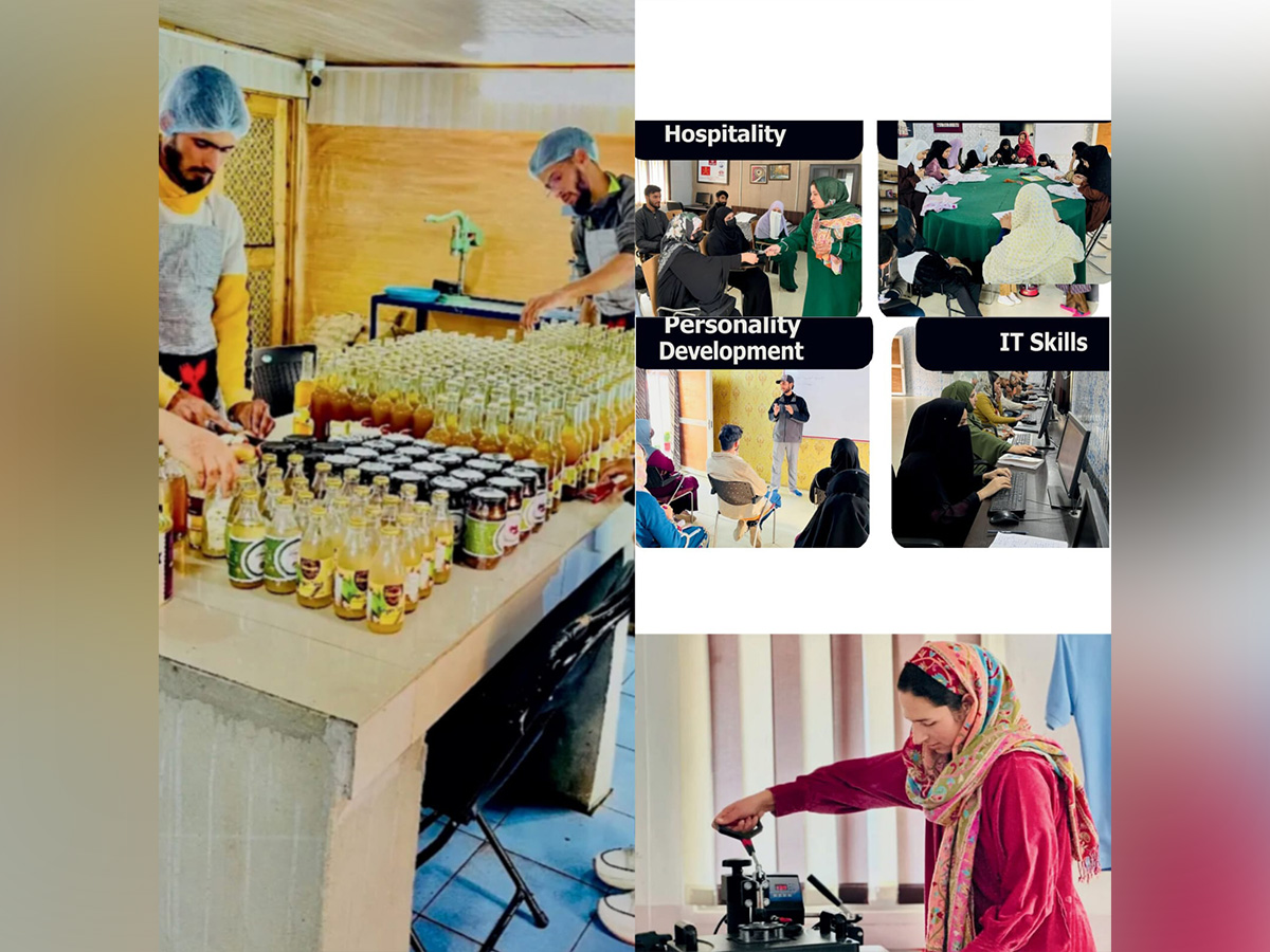 Youth and women engage with Indian Army’s skill development programs (Photo/ANI)