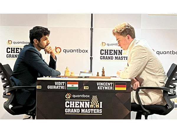 Vincent Keymer and Vidit Gujrathi (Photo: MGD)