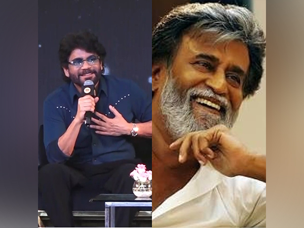 Nagarjuna and Rajinikanth (Photo: ANI)