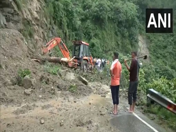 Visuals after the landslied (Photo/ANI)