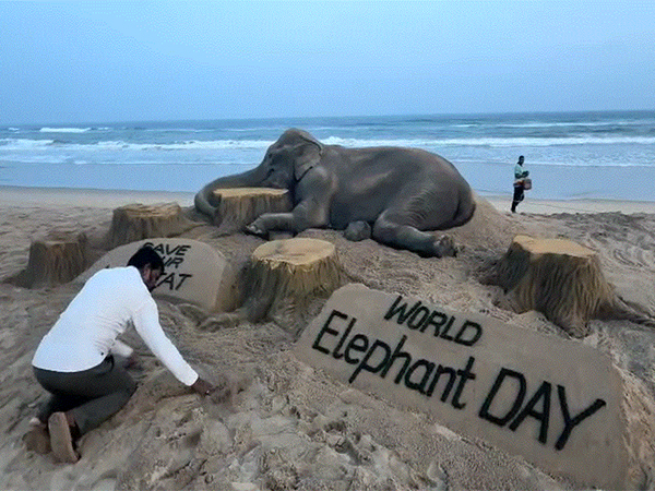 Renowned sand artist Sudarsan Pattnaik created sand art at Puri beach (Photo/SudarsanPattnaik)