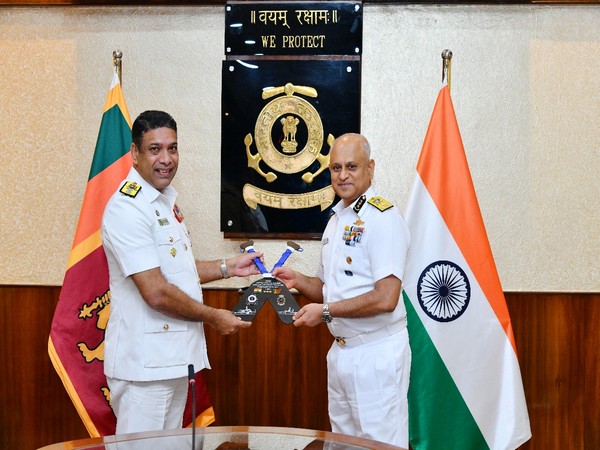 Indian Coast Guard and Sri Lanka Coast Guard officials meet during the 8th High-Level Meeting in New Delhi on August 11, marking a milestone in their enduring maritime partnership (Image: X/@IndiaCoastGuard)