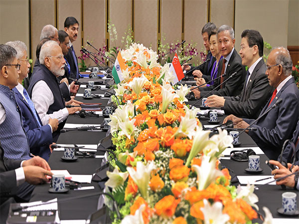 Singapore Prime Minister Lawrence Wong met Indian Prime Minister Narendra Modi in September 2024 (File Photo/Reuters)