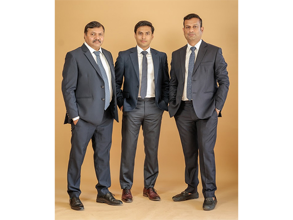 From left to right: Arun Jain, Riddhart Jain, Anoop Agrawal
