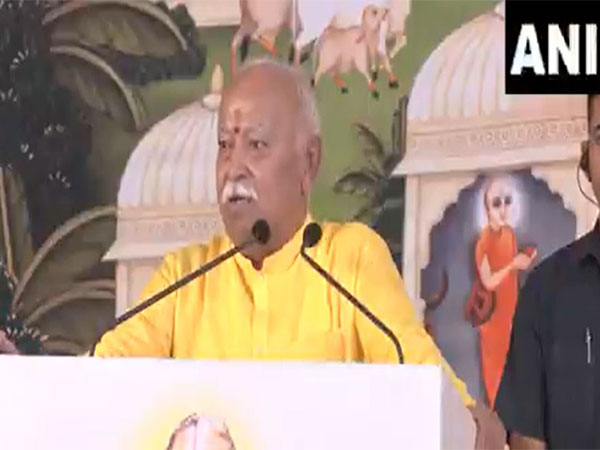 Rashtriya Swayamsevak Sangh (RSS) chief Mohan Bhagwat (Photo/ANI)