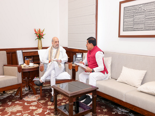 MP CM Mohan Yadav with Union Minister Amit Shah. (Photo / Public Relations Department)