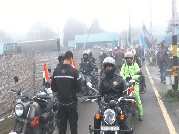 Indian Army’s Surya Spiti Bike rally flags off from Shimla. (Photo/ANI)