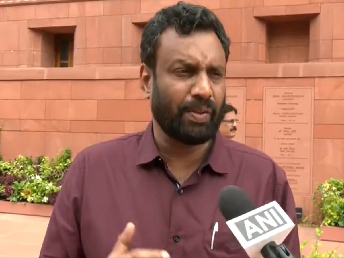 CPI (M) MP P Sandosh Kumar (Photo/ANI)