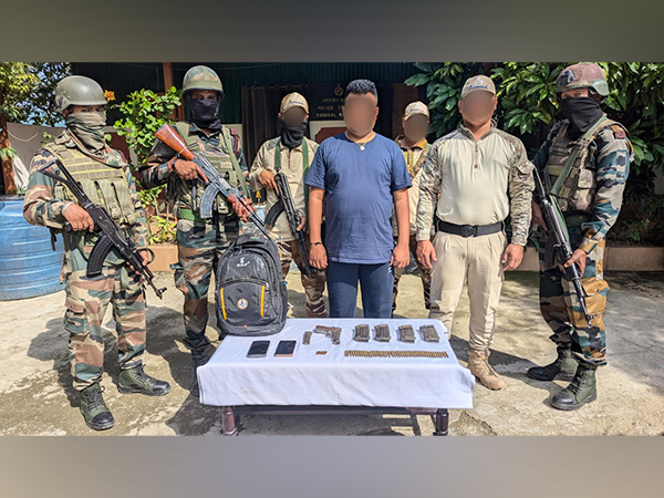 Assam Rifles apprehended an active insurgent of the Kangleipak Communist Party (Photo/ManipurPRO)