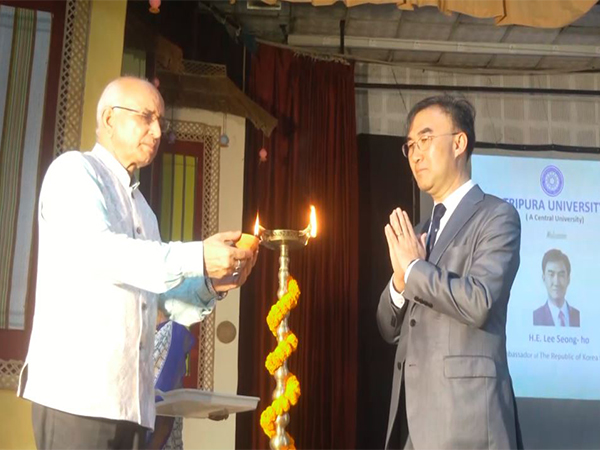 Ambassador of the Republic of Korea to India Lee Seong-Ho at Tripura University (PhotoANI)