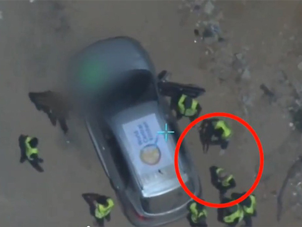 Gaza terrorists caught using fake humanitarian logo, vests (Photo/TPS)