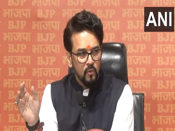 BJP MP Anurag Thakur (Photo/ANI)