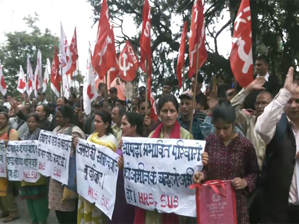 Visual from the protest site (Photo/ANI)