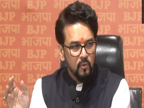 BJP MP Anurag Thakur (Photo/ANI)
