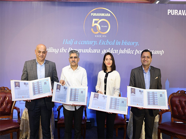 Mallanna Sasalu, CEO-South Puravankara; Shri K Prakash, IPOs, CPMG, Karnataka Postal Circle; Amanda Puravankara, Addl Director and Rajat Rastogi, CEO-West, Puravankara