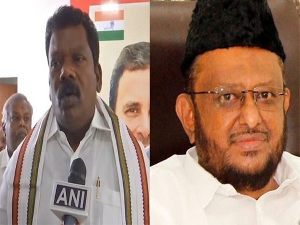 Tamil Nadu Congress President K Selvaperunthagai and MMK President MH Jawahirullah (File photo/ANI)