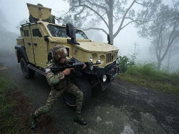 Indian Army soldier behind an All Terrain Vehicle (Photo/Ministry of Defence)