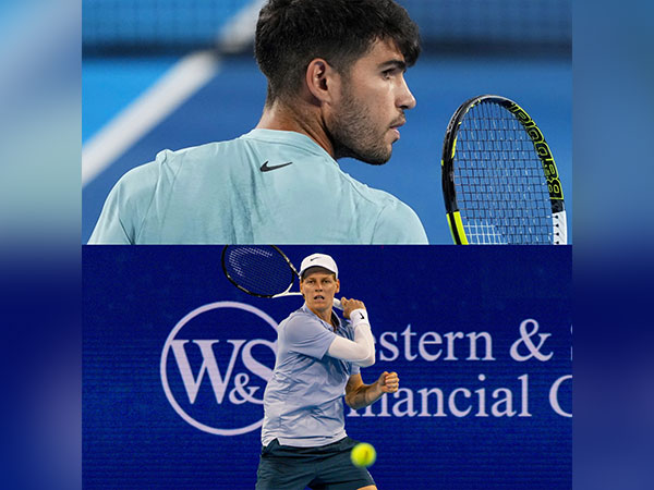 Carlos Alcaraz and Jannik Sinner. (Photo: @atptour X)