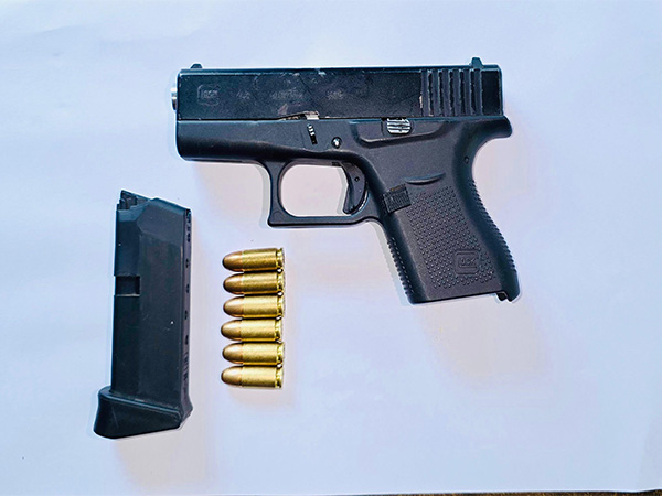 A Glock pistol, six live cartridges (Photo/@DGPPunjabPolice)