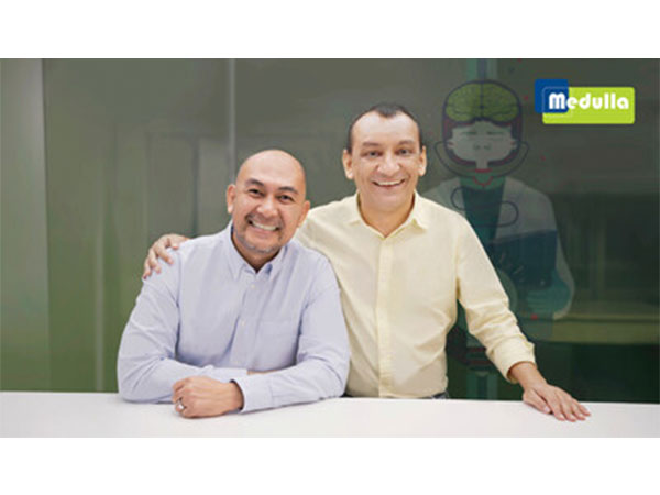 In the image to the left is Managing Partner Taffy Ledesma and to the right is Praful Akali, Founder and Managing Director of Medulla Communications