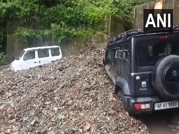 Visuals from Shimla following heavy rainfall (Photo/ANI)