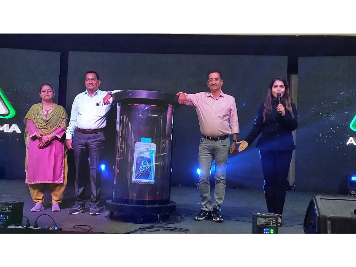 Mr. Srinivasa Rao, Marketing Head and Ms. Shanti Latha, Fungicide Portfolio Head and others at Launch event.