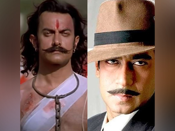Aamir Khan, Ajay Devgn as freedom fighters (Image Source: Instagram@ajaydevgn/YouTube)
