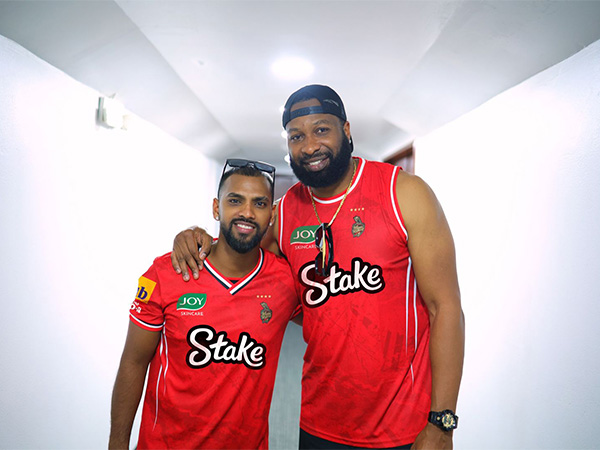 Nicholas Pooran and Kieron Pollard (Photo: TKR)